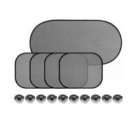 5pcs Car Window Shades,breathable Car Sun Shades with 10 Suction Cups for Car Side Window