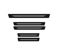 5pcs Carbon Car Door Sill Protector Trim for Jaecoo 7 J7 2025, Anti Scratch Welcome Pedal, Threshold Scuff Guard, Decorative Accessory