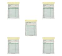 5pcs Carbonless Duplicate Sales Order Book for Receipts and Tracking | Paper Forms, Portable Bookkeeping, for Craft Fair Vendors, Freelancers, Customer Orders, Field Visits
