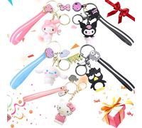 5PCS Cartoon Keychain Set Keyring,Cute Birthday Gift Cartoon Keychain,Popul/arity Fashion Cart/oon Birthday Gift,Car Keyc/hain Personalised Keyring Ke/ychain,Cute Bag Cat Birt/hday G/ift Carto/on