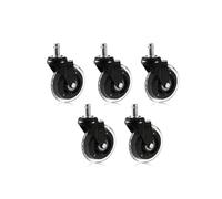 5pcs Casters Office Chair Hard Floor Casters For Home Office Chair Wheels Replacement Universal Wheel