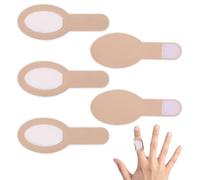 5pcs Castor Oil Pack for Fingers, Soft Cotton Castor Oil Wrap for Thumb Reusable Wrapping Castor Oil Pack Pad for Relaxing