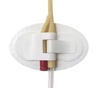 5PCS Catheter Stabilization Device, Catheter Urinary Legband Holder with Foam Anchor Pad, Adhesive Catheter Hook and Loop Fixing Device