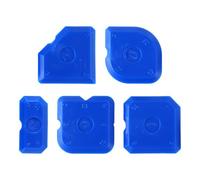 5PCS Caulk Tool Kit, Professional Silicone Sealant Finishing Tools for Kitchen, Bathroom, Floor, and Grout Sealing, Multi-angle Caulking Scraper, Smoothing and Trim Tools
