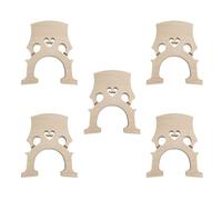 5Pcs Cello Bridge 4/4 Size, Wooden Cello Bridges 85x106mm for Full Size Cello - Professional Soundpost & Bridge Replacement Parts (0.6-1.3mm Thickness)