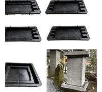 5PCS Cement Beehive Mold Kit, Reusable ABS Plastic Concrete Bee Hive Molds with Main Panels, Entrance Panel & Base/Lid Mold, DIY Beekeeping Equipment for 30x15x3cm Modular Hive Building