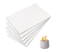 5pcs Ceramic Wool Wick Sponge for Bioethanol Fireplaces, 12 x 8 inch Ceramic Wool Sponge Replacement Ceramic Fiber Insulation for Tabletop Fire Pit, to Extend Burning Time