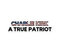 5PCS Charlie Kirk True American Hero Sticker,Patriotic Rest in Peace Decal,Freedom is Worth Fighting,Silenced But Not Forgotten Fly High in Loving Memory Charlie Truck Laptop Sticker