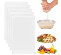 5PCS Cheese Cloth Bag for Straining, Cheese Cloths for Straining, Nut Milk Bag Cheesecloth for Nutmilk Nut Bag Strainer Fruit Tofu Juice Coffee 12×8 Inches (20×30cm)