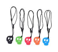 5pcs Chewing Sensory Necklaces,Chewy Necklace Sensory Motor Aids for Sensory Kids Silicone Oral Motor Aids Chewy Necklace for Autism ADHD Anxiety Strengthen Oral and Facial Muscles