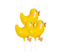 5pcs Chick Foil Balloons Chickens Foil Balloons Easter Balloons Foil Chicken Balloons Yellow Chickens Pattern Balloons Wedding Ornaments Party Baby Printing Animal Banquet