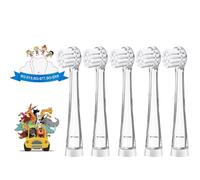5Pcs Children's Replacement Toothbrush Heads - Compatible with SEAGO SG-513/977/EK6, Brush-Baby WildOnes/KIDZSONIC, Dada-Tech DT-BB1/DT-977/DT-K6 (8-18 Month)