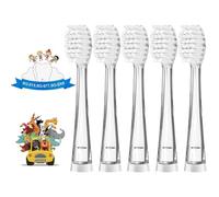 5Pcs Children's Replacement Toothbrush Heads Compatible with SEAGO SG-513/SG-977/SG-2139/SG-EK6, Teeteck Kids Electric Toothbrushes(3 Years+)