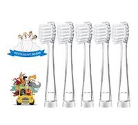 5Pcs Children's Replacement Toothbrush Heads Compatible with SEAGO SG-513/SG-977/SG-2139/SG-EK6, Teeteck Kids Electric Toothbrushes(18-36month)