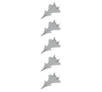 5PCS Chinese J-20 Stealth Fighter Resin Model 1/2000-1/144 Scale | J-20 3D Resin Single-seat Fighter Jet Model For Modern Airfield Micro Scenes & Military Fans(Wings open,1/1250(16mm))