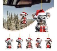 5pcs Christmas Decoration Hanging Cute Koala Christmas Hanging Christmas Tree Decoration