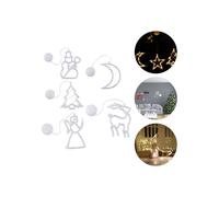 5pcs Christmas Suction Cup Lights LED Decorative Lamps Christmas Village - Christmas Manege - Christmas Decor Christmas Decoration
