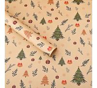5pcs Christmas Wrapping Paper, Suitable for Factory Use, Ideal for Gifts Packaging, Festival Presents and Gift Boxes