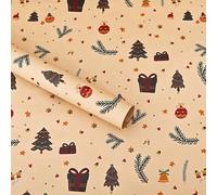 5pcs Christmas Wrapping Paper, Suitable for Factory Use, Ideal for Gifts Packaging, Festival Presents and Gift Boxes