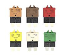 5pcs Circuit Breaker Blade Fuse Auto Accessories Manual Reset Fuse Adapter Reset for Car Truck Boat Marine Protected circuits (Color : 7.5a Grey)