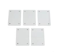 5pcs Clear Acrylic Picture Frames 6x9cm Lightweight Sturdy(7.5 * 10.5cm)