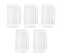 5Pcs Clear Game Cartridge Case Game PET Protectors for 1000 Game Card Box Storage Display