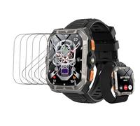 5pcs Clear Hydrogel Film Screen Protector Compatible With Blackview Military W80 Pro 1.91" Smart Watch Flexible HD TPU Protective Film Ultra-thin Self-Healing Anti scratch Explosion-proof