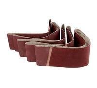 5Pcs Cloth Sanding Belts 75mm x 457mm Sanding Paper Sanding Belts Assortment 180 Grit