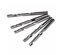5pcs CNC Bits Single Flute Spiral Router Carbide End Mill Cutter Tools 4mm X 32mm milling