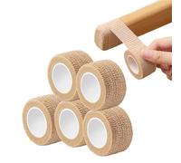 5Pcs Cohesive Finger Tape Self Adherent Cohesive Bandages Breathable Elastic Athletic Tape for Protect Finger and Wrist Veterinary Treatment Protective Furniture(Skin,4m)