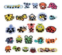 5PCS Color-Changing Body Temperature Sticker Forehead Temperature Measuring Sticker for Children Temperature Sticker Thermometer-Gun Adults Forehead Kids Contact Measure Temperature Handheld Gauge