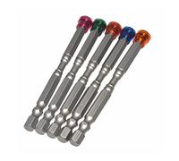 5PCS Color Steel for Cross Batch for Head Electric Drill Screw Driver for Head 100mm Long Cross Batch