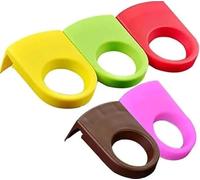 5Pcs Colorful Beer Snap Plastic Drinking Clips Bottle Buckle Application, Bar Mini Beer Bottle Holder Clips Wine Cocktail Goblet Glass Birthday Wedding Party Holders and Dispensers Tools (5 Colors)