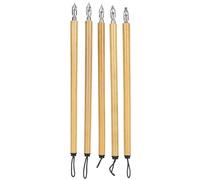 5Pcs Comic Dip Pen Set Handcrafted Manga Calligraphy Vintage Bamboo Drawing Painting Kit School Supplies(B)