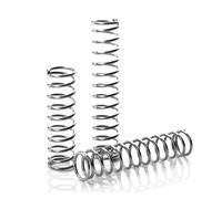 5PCS Compression Spring Steel Pressure Springs Wire Diameter 0.9mm Outer Diameter 8-14mm Length 10-50mm(25mm,10mm-0.9mm)