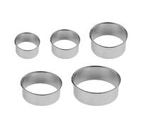 5PCS Cookie Cutter Pastry Cutter Stainless Steel Cake Biscuit Cutting Set for Baking