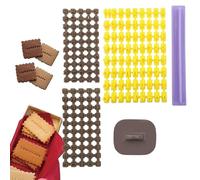 5PCS Cookie Stamps Set, Letter Stamps for Clay Biscuit Stamp Polymer Clay Tools Alphabet Number Embosser Mold for Baking Cakes Decorating DIY Birthday Cookie Biscuits Stamp DIY Craft