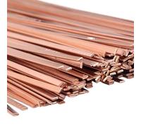 5Pcs Copper Phosphorus Welding Rod Dia 1.0/2.0mm*500mm Phosphorus Copper Electrode Welding Rod Brass Welding Wire Bronze Electrode Soldering Rod No Need Solder Powder ( Size : 1.0mm , Color : 5pcs )