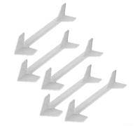 5PCS Corner Scrapers in Robust Plastic, Essential, Plastic Corner Putty Shovel Set, for Smooth Wall Finishing and Detail Work, for Internal External Corners