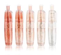 5PCS Correction Tape Set Transparent Gradient Cute Design Tippex Pen Large Capacity Smooth Mute Whiteout Correction Tape for Home School Office Supplies (Pink)