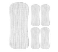 5pcs Cotton Cloth Diaper Insert for Newborn Babies White Small