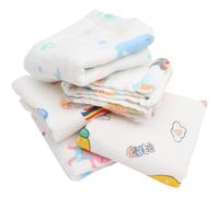 5pcs Cotton Gauze Face Towel 25x50cm for Baby and Infant