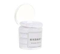 5pcs Cotton Makeup Puff for Face Cream, White Powder Tool | Portable Set, Less Waste, for Women and Beginners at Home or Training Classes Random Color