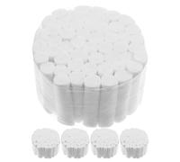 5Pcs Cotton Rolls 8x38mm - High Absorbent Cotton Swabs for Moisture Control, Tissue Management, and Patient Comfort in Odontological Procedures