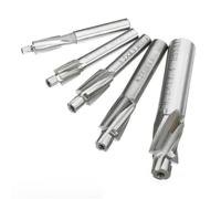 5pcs Countersink End Mills, Counterbore Mill Drill Bits, Pilot Slotting Tool Milling Cutters M3 M4 M5 M6 M8