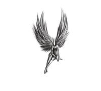 5pcs Couple Simulation Tattoo Stickers, Semi-Permanent Tattoos Adult Art Designs Party Gift Tattoo Stickers Realistic Look, Waterproof Lasting 1-2 Week(T-100)