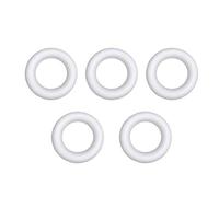 5pcs Craft Foam Wreath Foam Rings Thanksgiving Christmas DIY Ornament Crafts Floral Arranging Supplies