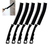 5Pcs Crevice Cleaning Brush UK,Grout Cleaning Brushes,Magic Bathroom Tile Groove Gap Thin Cleaner Brush for Home Kitchen Bathroom Toilet (Black)