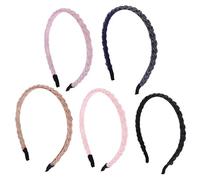 5pcs Crystal Beads String Headband for Fashion Hair Accessory | Sponge and Crystal Build, Chic Style for Homecomings and Masquerade, Elegant Piece for Special Occasions Random Color