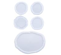 5Pcs Crystal Large Small Tray Molds Irregular-Shaped Epoxy Resin Mold Suitable for Home Decoration Table Wine Tray Irregular Small Large Mold